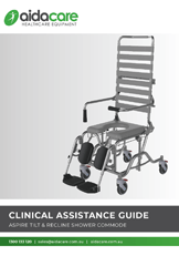 Aspire Tilt & Recline Shower Commode Clinical Guide